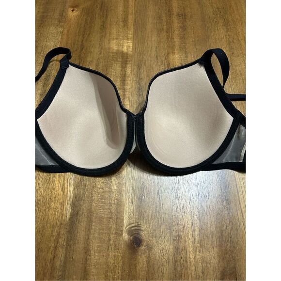 Natori Full Figure Contour Underwire Lace Bra BLACK CAFE Size 32DDD - Picture 6 of 8